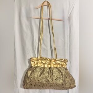 Vintage Gold Brocade Women's Purse Bag
KCGG of California